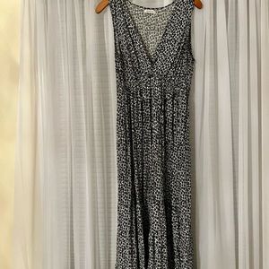 Black Floral Sun Dress